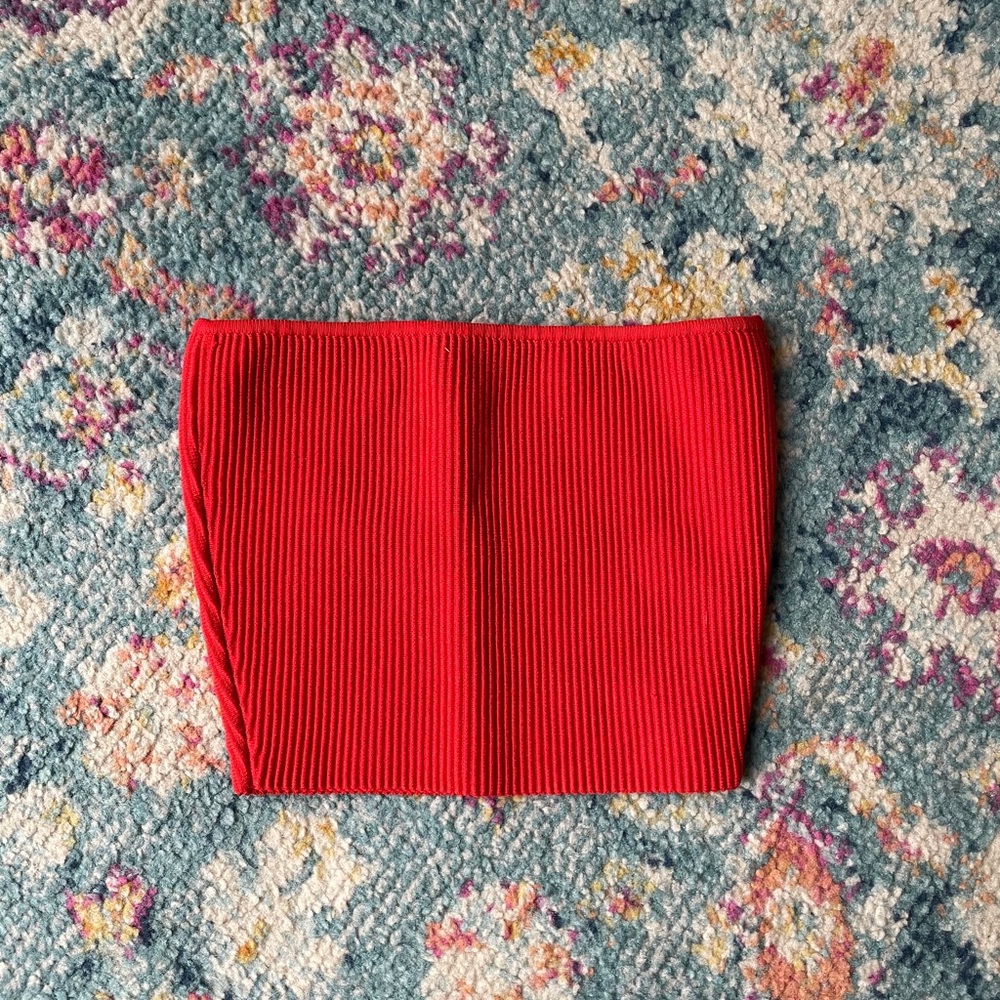 Red Aritzia Tube Top